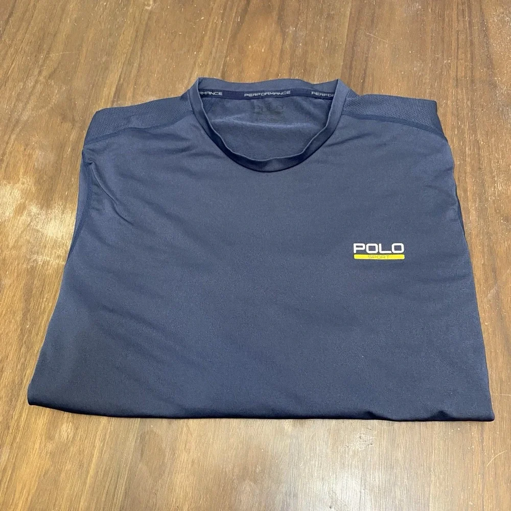 Ralph Lauren Polo Sport PSXV PS15 Performance ThermoVent Shirt Blue 2XL